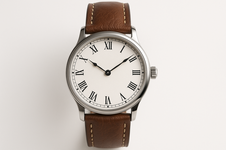 leather strap watch