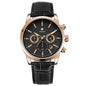 WWOOR Luxury Men's Watch 2024 – Waterproof Leather Quartz Chronograph