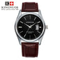 Men's Luxury Quartz Stainless Steel Waterproof Watch with Calendar