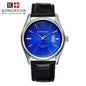 Men's Luxury Quartz Stainless Steel Waterproof Watch with Calendar