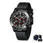 PAGANI DESIGN Men’s Luxury Chronograph – Rubber Strap, Sapphire Glass