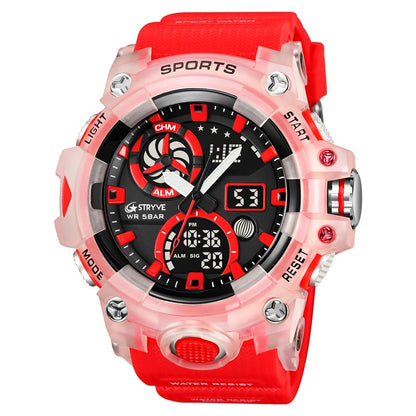 STRYVE Men’s Electronic Sports Watch – Dual Time