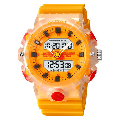 STRYVE Men’s Electronic Sports Watch – Dual Time