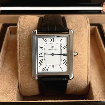 Men’s Retro Business Quartz Watch – Waterproof, Calendar, Luxury Design