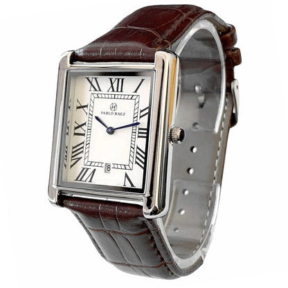 Men’s Retro Business Quartz Watch – Waterproof, Calendar, Luxury Design