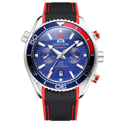 PAULAREIS P Men’s Automatic Mechanical Watch – Rubber Strap