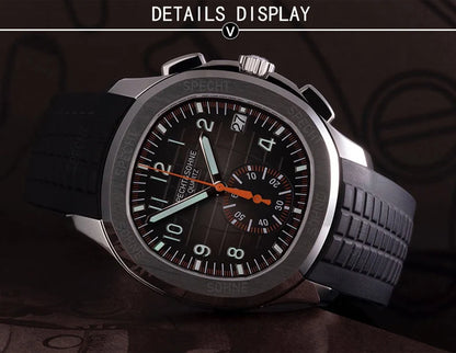 Specht&Sohne 2025 Men’s Luxury Chronograph – Rubber Strap