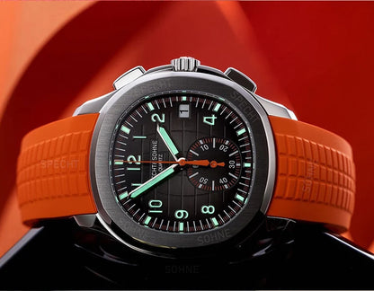 Specht&Sohne 2025 Men’s Luxury Chronograph – Rubber Strap