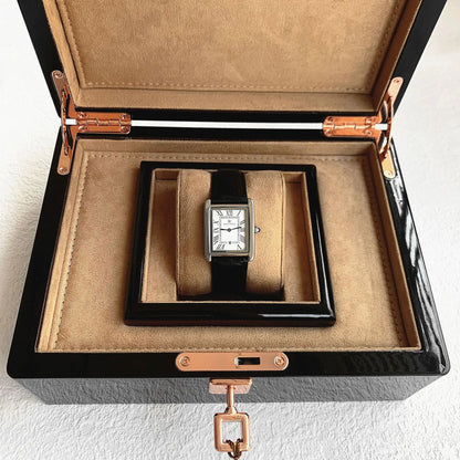 Men’s Retro Business Quartz Watch – Waterproof, Calendar, Luxury Design