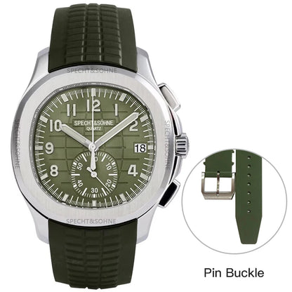 Specht&Sohne 2025 Men’s Luxury Chronograph – Rubber Strap