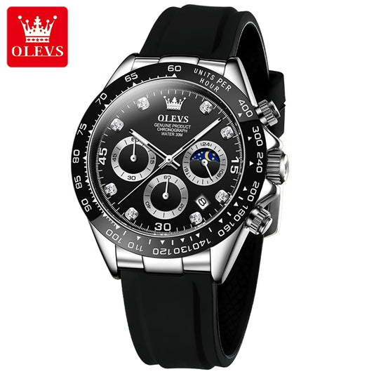 OLEVS 2875 Men’s Luxury Sport Chronograph Watch – Luminous
