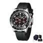 PAGANI DESIGN Men’s Luxury Chronograph – Rubber Strap, Sapphire Glass