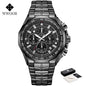 WWOOR Men's Luxury Gold Chronograph Watch – 2024 Top Brand