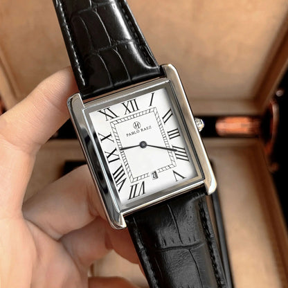 Men’s Retro Business Quartz Watch – Waterproof, Calendar, Luxury Design