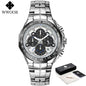 WWOOR Men's Luxury Gold Chronograph Watch – 2024 Top Brand