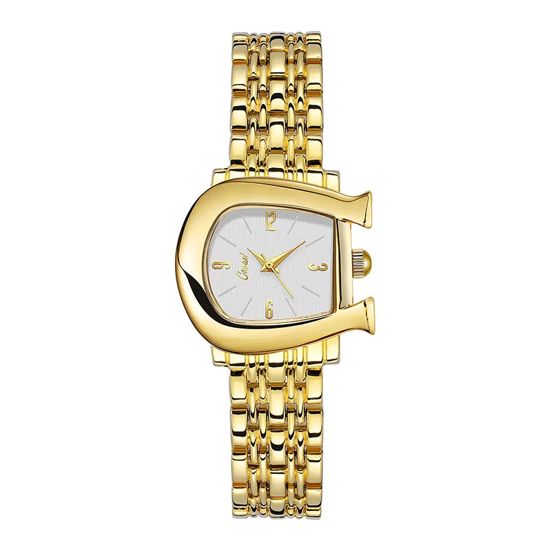 Luxury Women’s Bracelet Watch with Diamonds – High-Quality Quartz Movement