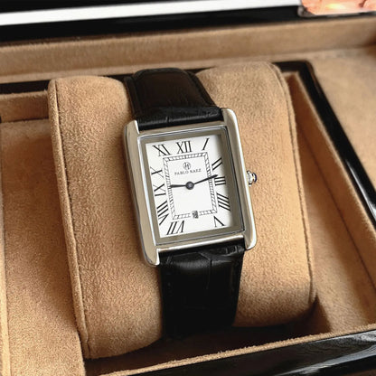 Men’s Retro Business Quartz Watch – Waterproof, Calendar, Luxury Design
