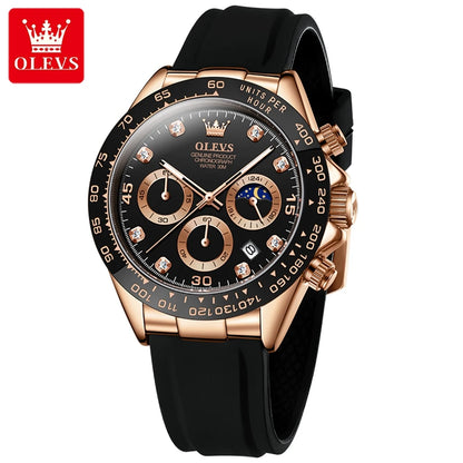 OLEVS 2875 Men’s Luxury Sport Chronograph Watch – Luminous