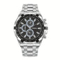 Rosra Men's Business Quartz Watch – Stylish & Affordable Steel Timepiece
