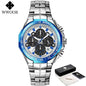 WWOOR Men's Luxury Gold Chronograph Watch – 2024 Top Brand