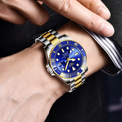 LIGE Luxury Men’s Quartz Chronograph Watch