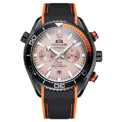 PAULAREIS P Men’s Automatic Mechanical Watch – Rubber Strap