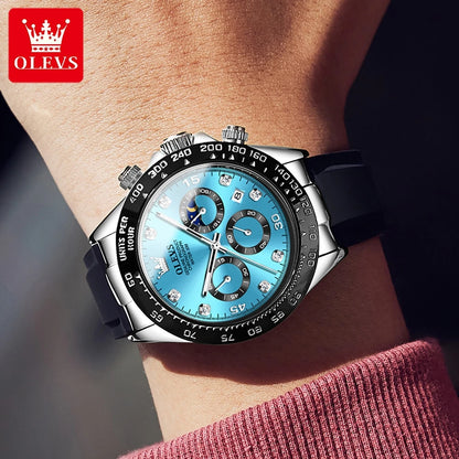 OLEVS 2875 Men’s Luxury Sport Chronograph Watch – Luminous