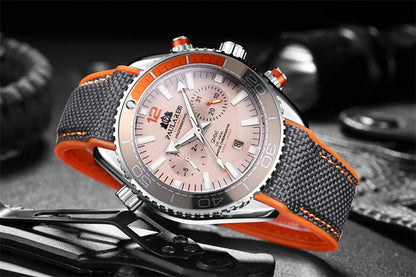 PAULAREIS P Men’s Automatic Mechanical Watch – Rubber Strap