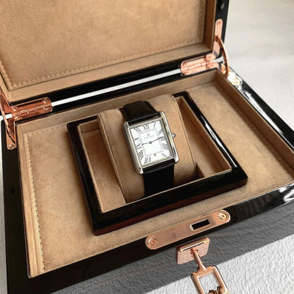 Men’s Retro Business Quartz Watch – Waterproof, Calendar, Luxury Design