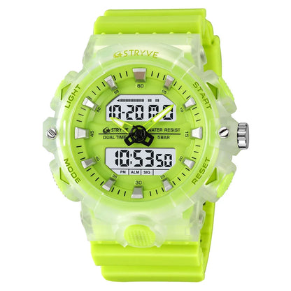 STRYVE Men’s Electronic Sports Watch – Dual Time