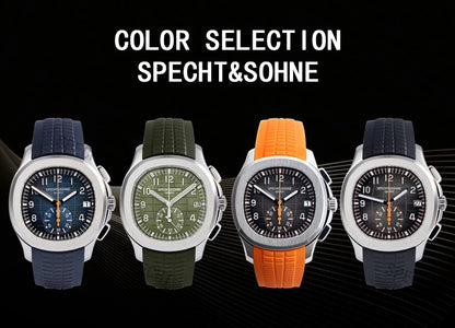 Specht&Sohne 2025 Men’s Luxury Chronograph – Rubber Strap