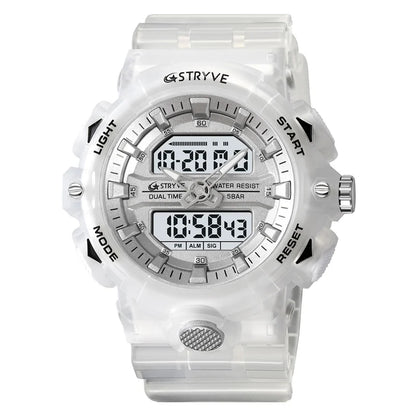 STRYVE Men’s Electronic Sports Watch – Dual Time