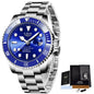 LIGE Luxury Men’s Quartz Chronograph Watch