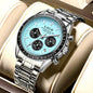 LIGE 2025 Luxury Men’s Quartz Chronograph Watch