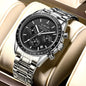 LIGE 2025 Luxury Men’s Quartz Chronograph Watch