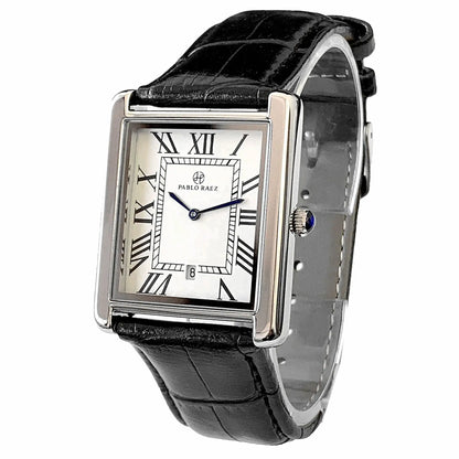 Men’s Retro Business Quartz Watch – Waterproof, Calendar, Luxury Design