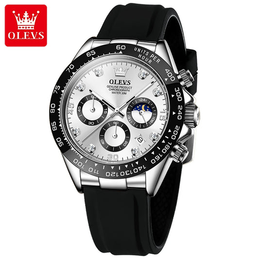 OLEVS 2875 Men’s Luxury Sport Chronograph Watch – Luminous