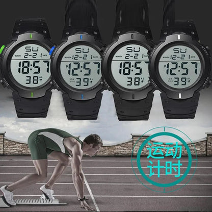 Men’s Sport LED Digital Watch – Multi-Functional Fitness