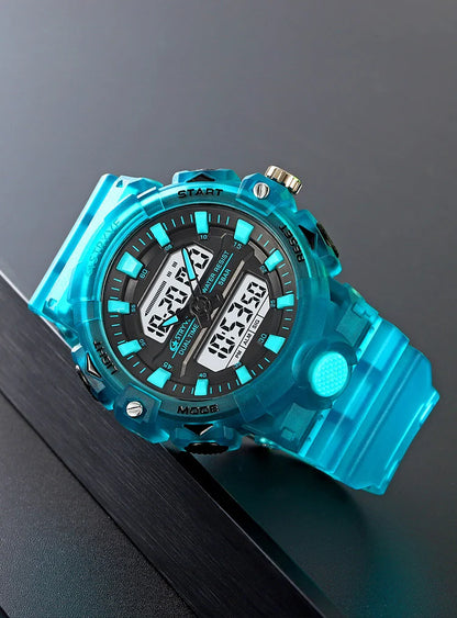 STRYVE Men’s Electronic Sports Watch – Dual Time