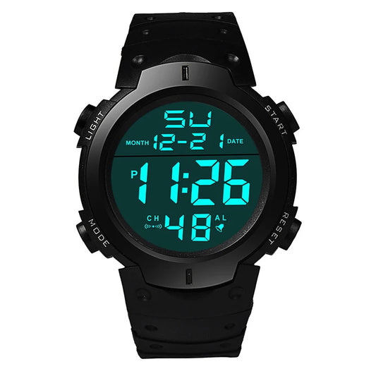 Men’s Sport LED Digital Watch – Multi-Functional Fitness