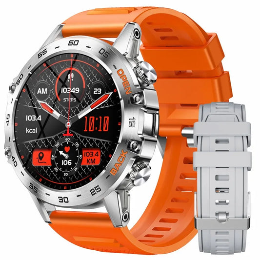 LIGE 1.39" Men’s Bluetooth Smartwatch – Sport & Fitness, Heart Rate Monitor