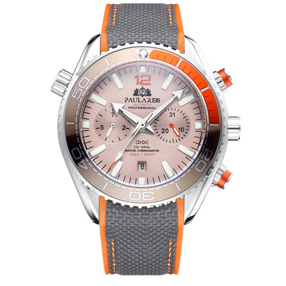 PAULAREIS P Men’s Automatic Mechanical Watch – Rubber Strap