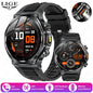 LIGE 2025 Men's Smartwatch – 1.8" Display, LED Flashlight, BT Calling, 800mAh Battery