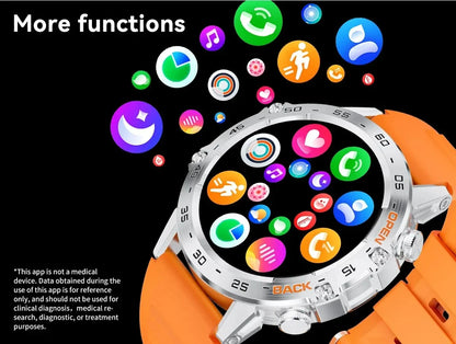 LIGE 1.39" Men’s Bluetooth Smartwatch – Sport & Fitness, Heart Rate Monitor