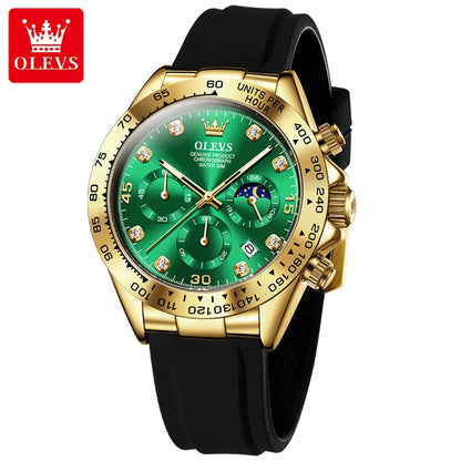 OLEVS 2875 Men’s Luxury Sport Chronograph Watch – Luminous